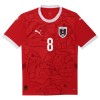 Camiseta de fútbol Austria Alaba 8 1ª equipación Euro 2024